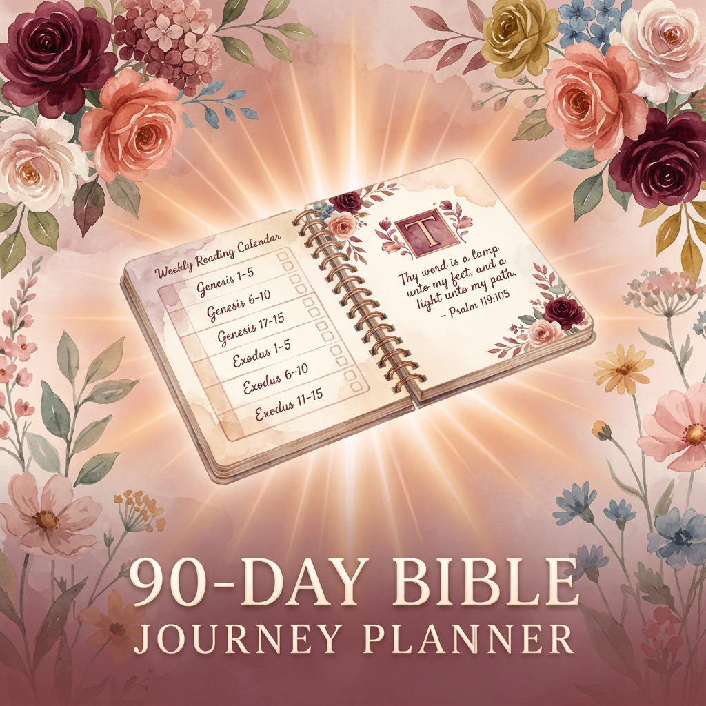 90-Day Bible Journey Planner (Free Gift) NKJV