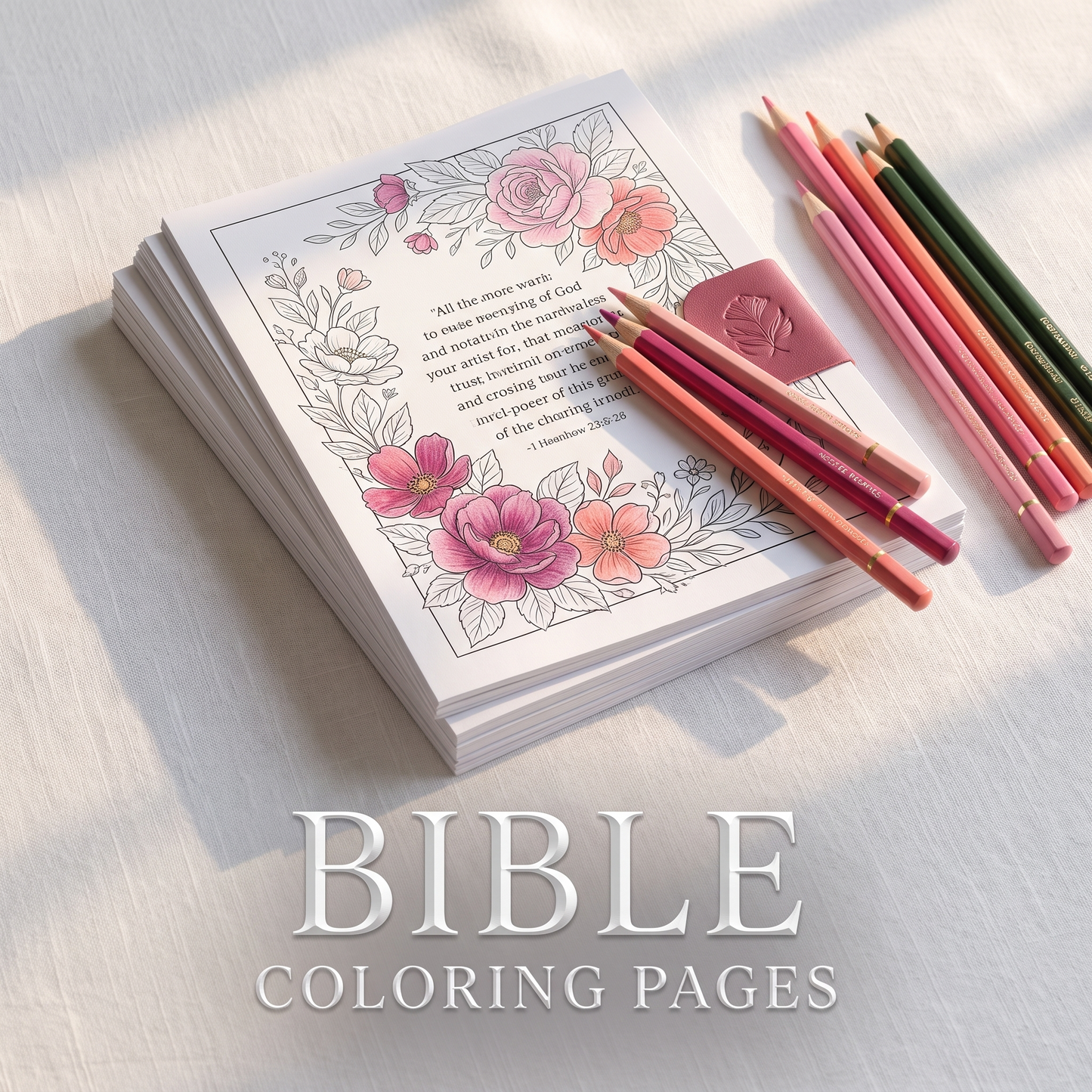 100 Bible Coloring Pages (Free Gift)